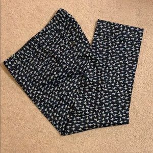 The Limited cotton sateen print pant